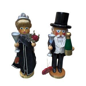 Steinbach Taron Collection Man Girl Millenium Nutcrackers made Germany Box READ